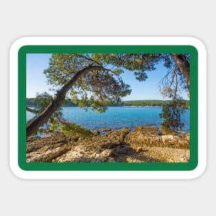 Medulin Coast in Istria, Croatia Sticker